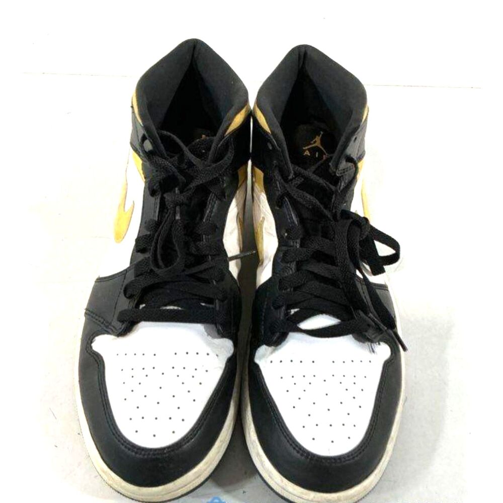 Air Jordan 1 Mid 'Black University Gold' Men's 11